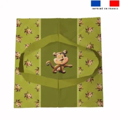 Patron sac à tarte motif bébé singe - Création Stillistic