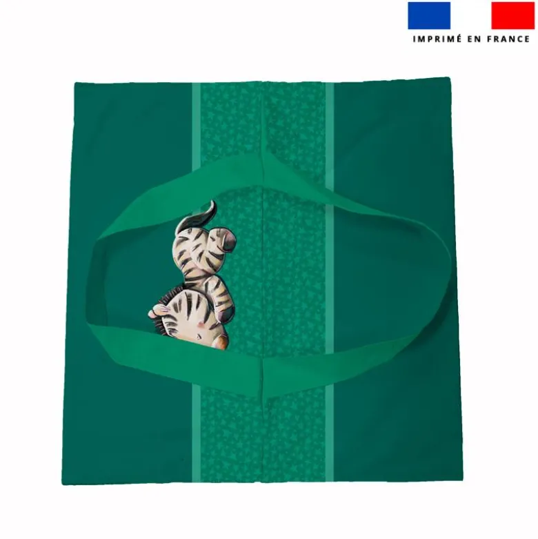 Patron sac à tarte motif bébé zèbre - Création Stillistic