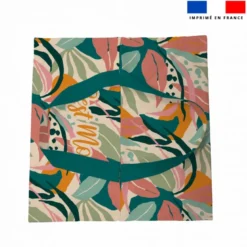 Patron sac à tarte motif best mom exotique