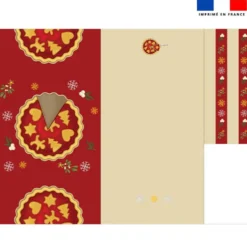 Patron sac à tarte motif bonhomme en pain d'épice