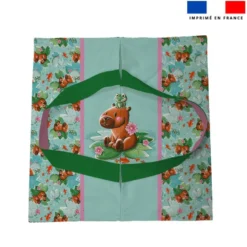 Patron sac à tarte motif capybara - Création Stillistic