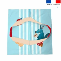 Patron sac à tarte motif chaperon et loup - Création Nidilus
