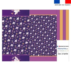 Patron sac à tarte motif chouette magicienne - Création Stillistic