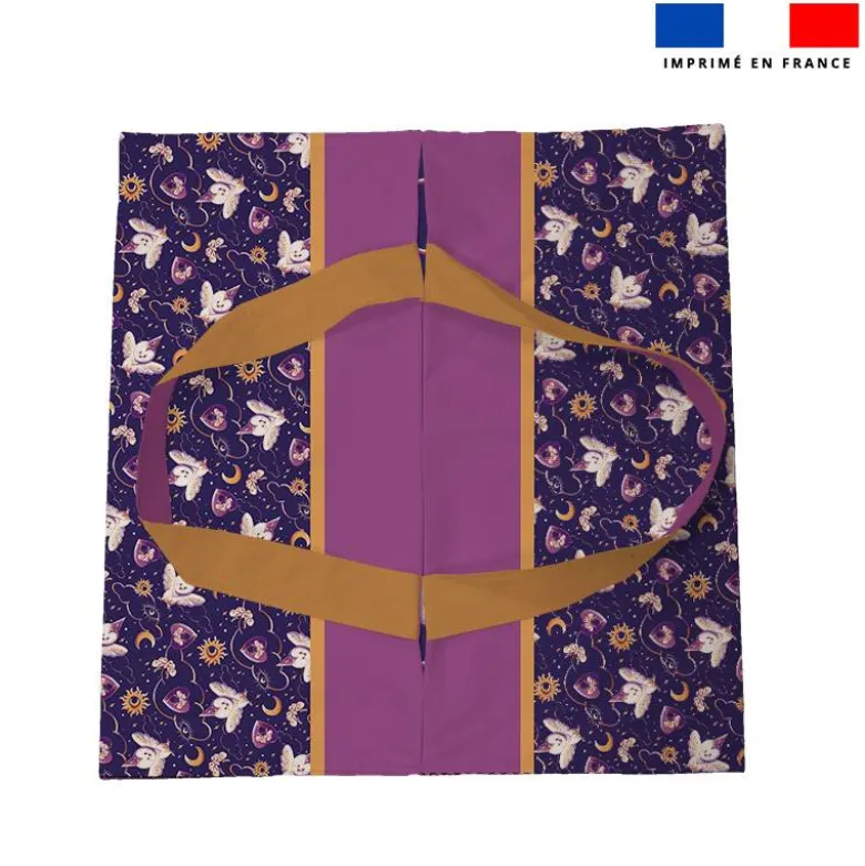 Patron sac à tarte motif chouette magicienne - Création Stillistic