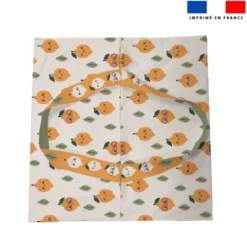 Patron sac à tarte motif citron joyeux