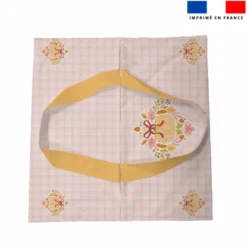 Patron sac à tarte motif douceurs d'automne pastel