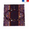 Patron sac à tarte motif fantômes violet - Création Stillistic