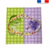 Patron sac à tarte motif fruits kawaï