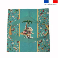 Patron sac à tarte motif hippo surf - Création Stillistic