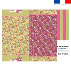 Patron sac à tarte motif lapin printanier - Création Stillistic