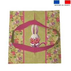 Patron sac à tarte motif lapin printanier - Création Stillistic