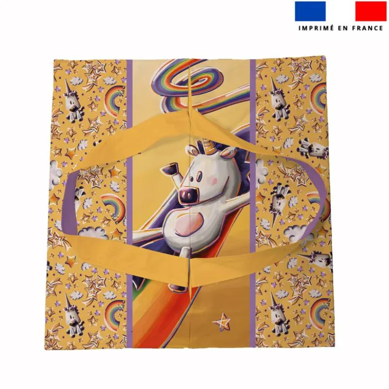 Patron sac à tarte motif licorne toboggan - Création Stillistic