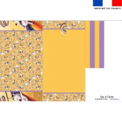 Patron sac à tarte motif licorne toboggan - Création Stillistic