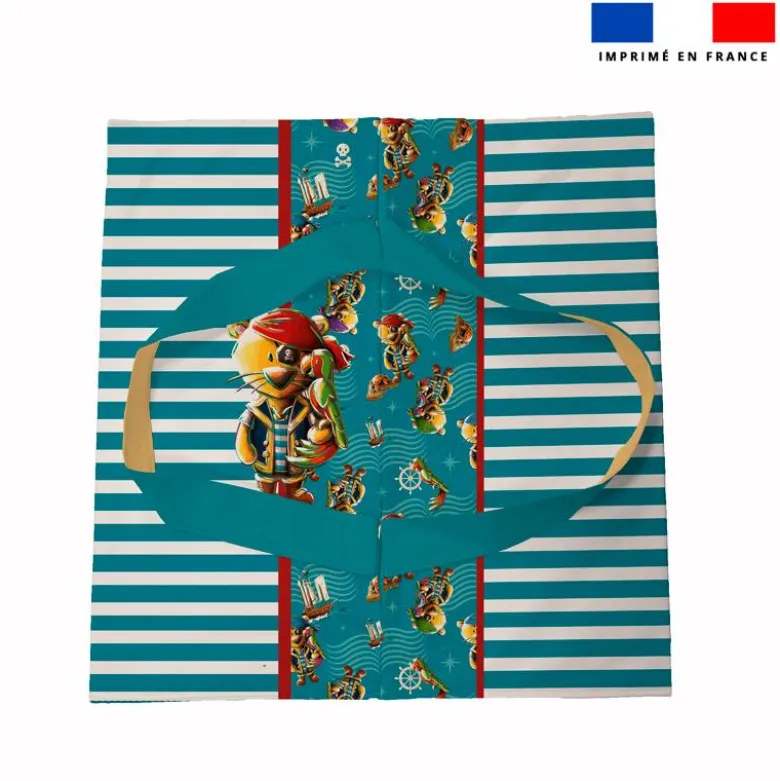 Patron sac à tarte motif lion pirate - Création Stillistic