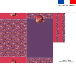 Patron sac à tarte motif loutre et coeurs - Création Stillistic