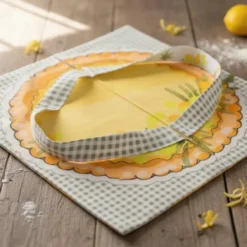 Patron sac à tarte motif mimosa