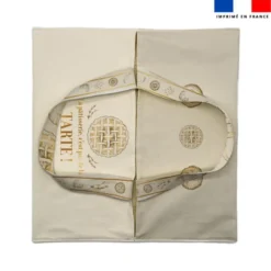 Patron sac à tarte motif pâtisserie