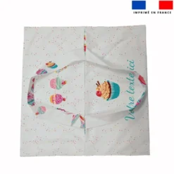 Patron sac à tarte personnalisé - Cupcake