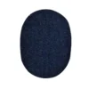 Pièces thermocollantes ovale jeans brut X2