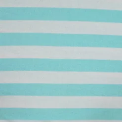 Pico terry rayure bleu clair et blanc