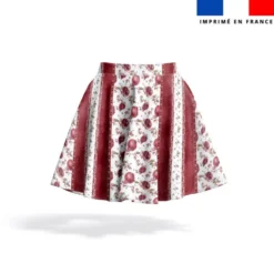 Provençal grenade et fleurs - Fond blanc