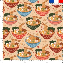 Ramen gourmand - Fond beige