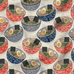 Ramen japonais - Fond écru