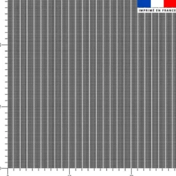 Rayures blanches aspect lin - Fond noir