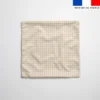 Rotin effet bois beige - Fond blanc