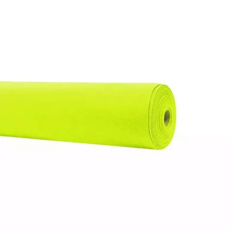 Rouleau 28m feutrine jaune fluo 90cm