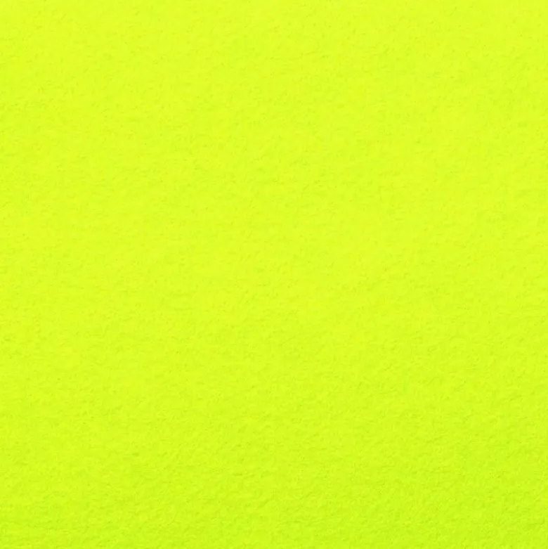 Rouleau 28m feutrine jaune fluo 90cm