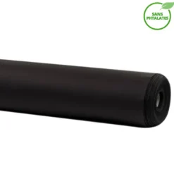 Rouleau 20m simili cuir uni noir