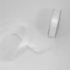 Ruban satin en bobine blanc 13 mm