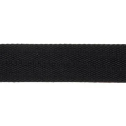 Sangle aspect et toucher coton 30mm noire