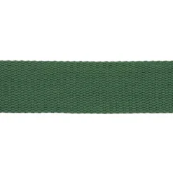 Sangle aspect et toucher coton 30mm vert forêt