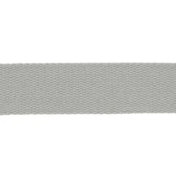 Sangle aspect et toucher coton 30mm gris clair