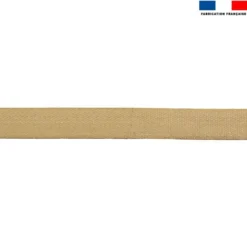 Sangle camel lurex or 30 mm