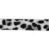 Sangle léopard 38mm gris galet et grise