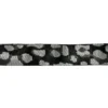 Sangle léopard 38mm noire et grise