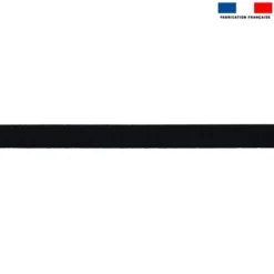 Sangle polyester aspect coton 23mm noire