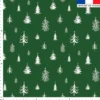 Sapin de Noel blanc - Fond vert