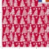 Sapin de Noël - Fond rouge - Création Andréa Leonelli
