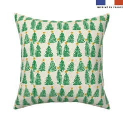 Sapin de Noël - Fond vert - Création Andréa Leonelli