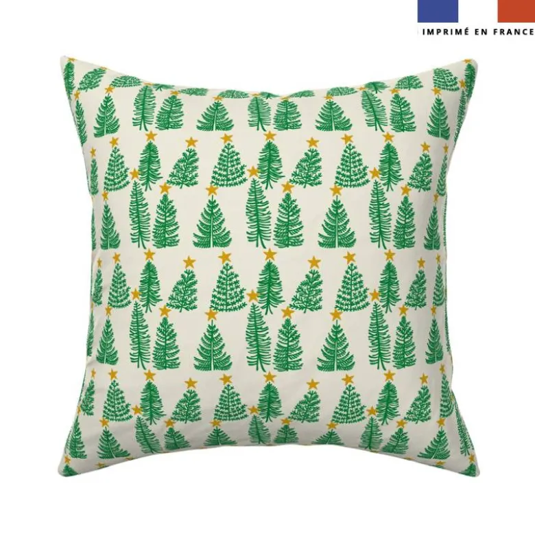 Sapin de Noël - Fond vert - Création Andréa Leonelli