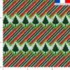 Sapin effet tricoté - Fond blanc