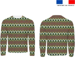 Sapin effet tricoté - Fond blanc