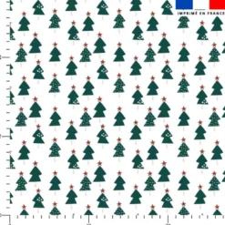 Sapin et étoile - Fond blanc