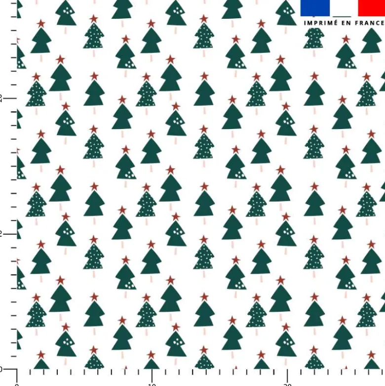 Sapin et étoile - Fond blanc