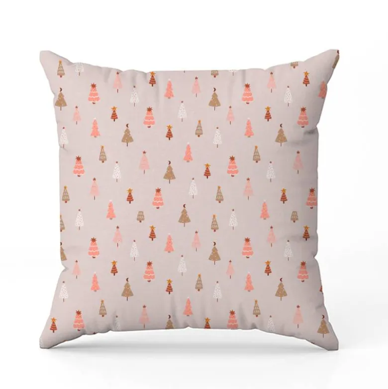 Sapin rose et beige - Fond nude