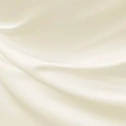 Satin duchesse blanc cassé